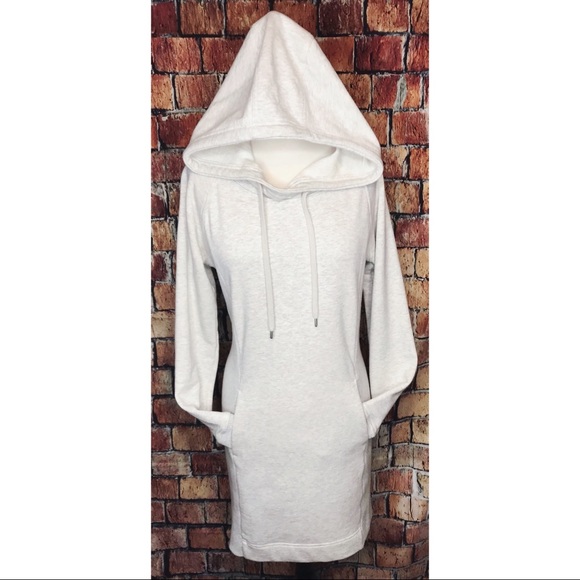 Athleta | Dresses | Athleta Hayes Thumb Holes Hoodie Sweatshirt Dress |  Poshmark